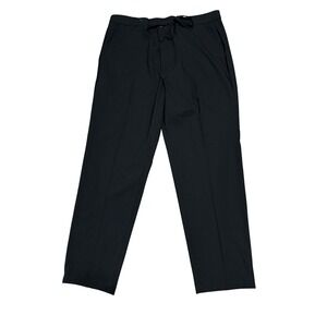 George‎ Men's Commuter Dress Pants with Drawstring Black Sizes 36x30